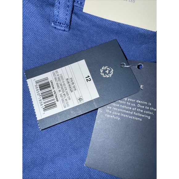 Universal Thread Women's High-Rise Sailor Wide Leg Ankle Jeans in Blue Size 12 - Picture 6 of 8